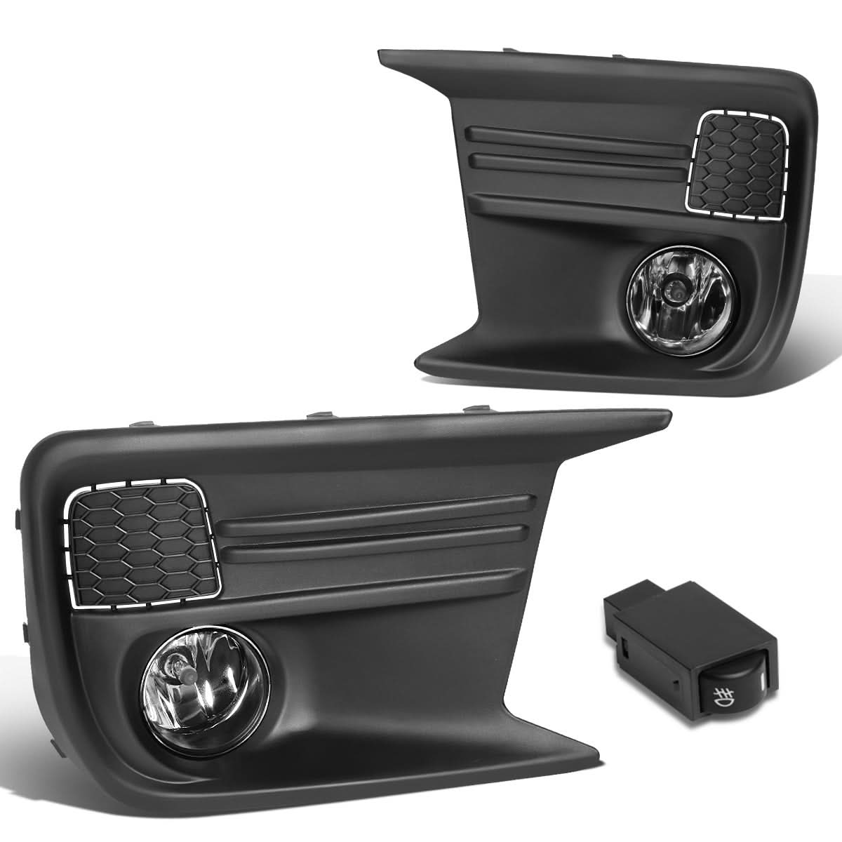 2018-2019 Subaru WRX Fog Lights with Switch & Bezel Chrome/Clear