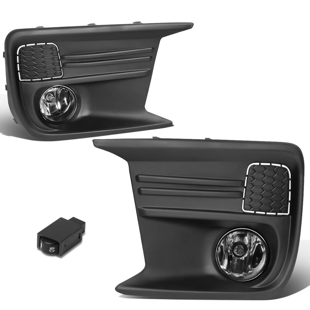 2018-2019 Subaru WRX Fog Lights with Switch & Bezel Chrome/Clear