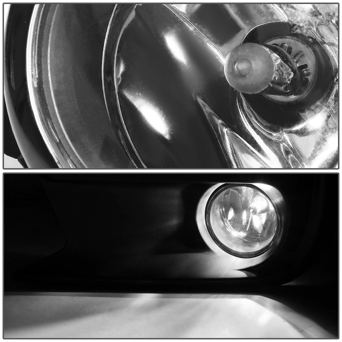 2018-2019 Subaru WRX Fog Lights with Switch & Bezel Chrome/Clear