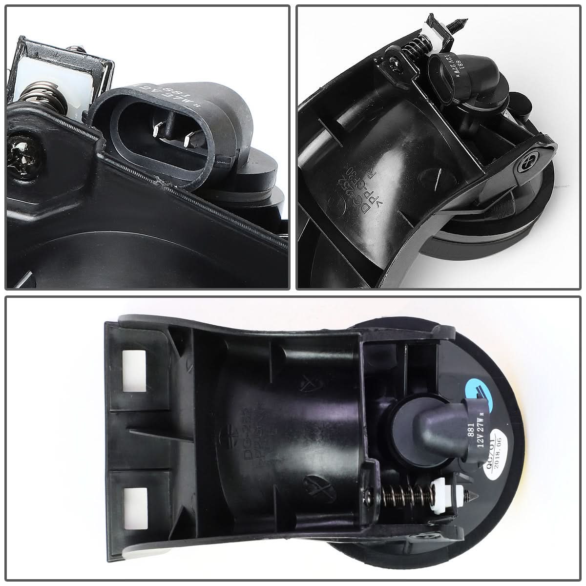 94-98 Dodge Ram 1500 2500 3500 Smoke Fog Lights