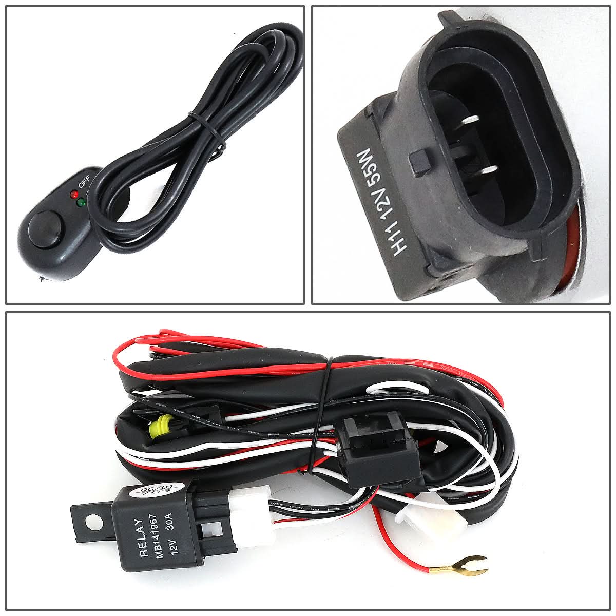 2014-2015 Chevrolet Camaro LS LT 3.6L Fog Lights with Switch & Bezel