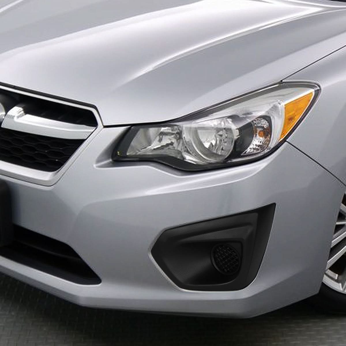 2012-2014 Subaru Impreza Fog Light Covers - Black