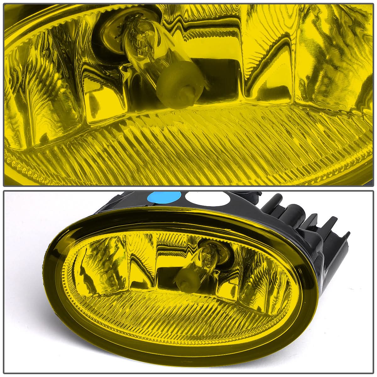2017-2018 Honda CR-V Fog Lights with Black Trim Bezel - Amber