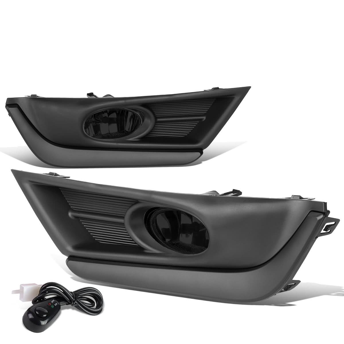 2017-2018 Honda CR-V Fog Lights with Black Trim Bezel - Smoke
