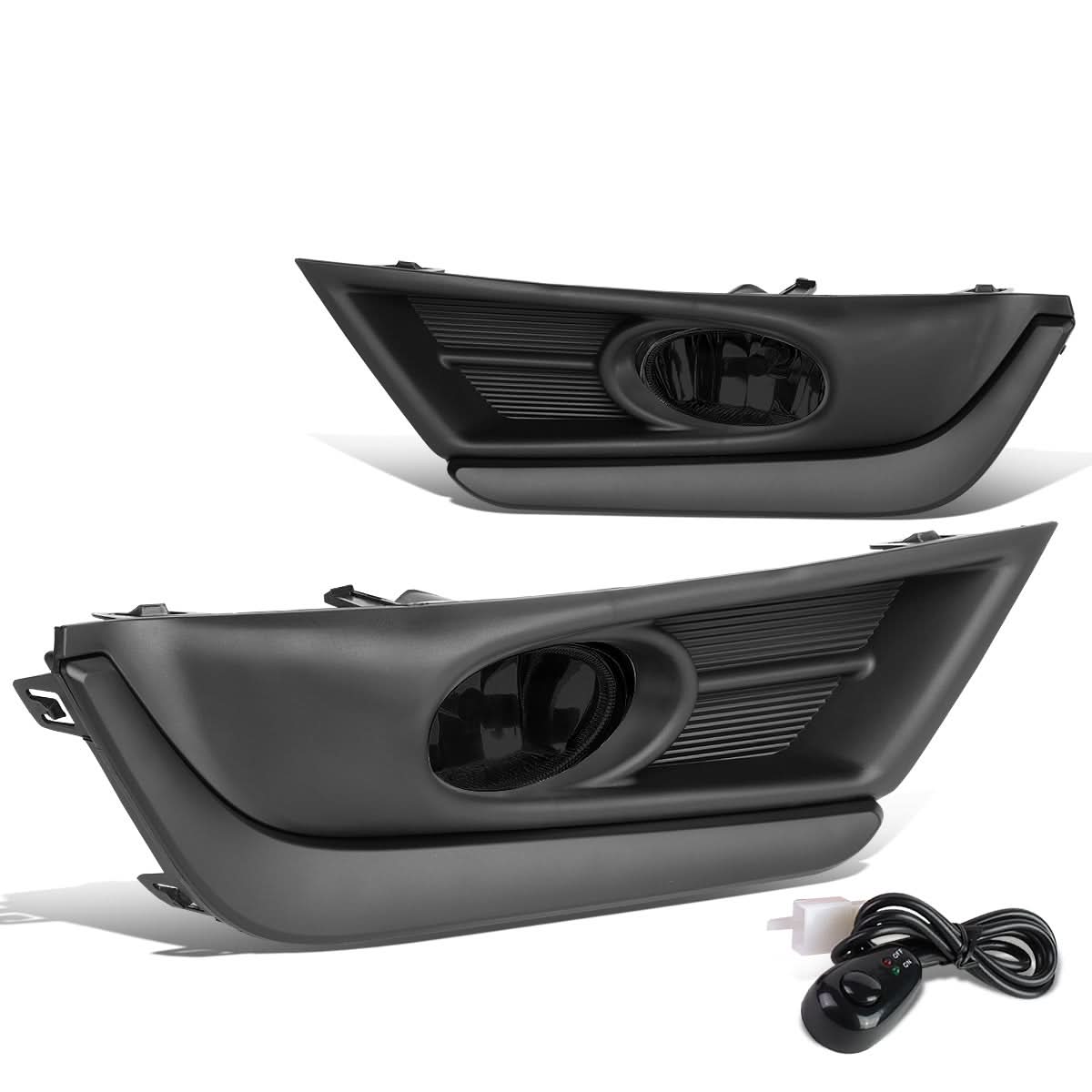 2017-2018 Honda CR-V Fog Lights with Black Trim Bezel - Smoke