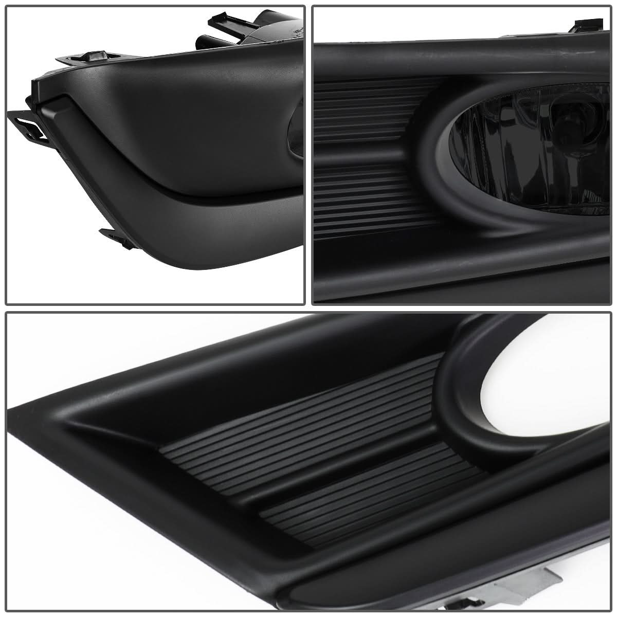2017-2018 Honda CR-V Fog Lights with Black Trim Bezel - Smoke