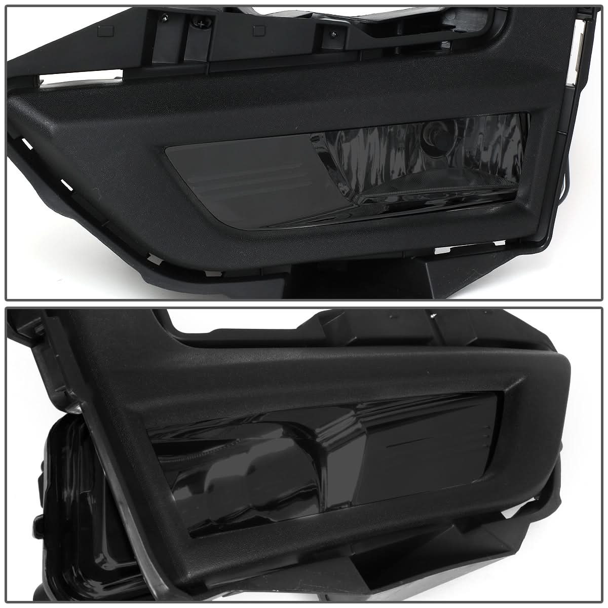 2017-2018 Nissan Rogue Smoke Fog Lights with Black Bezel