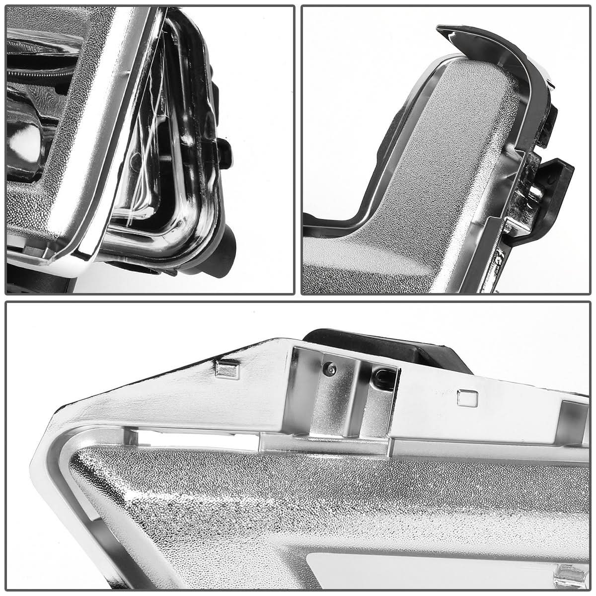 2017-2018 Nissan Rogue Fog Lights with Chrome Bezel