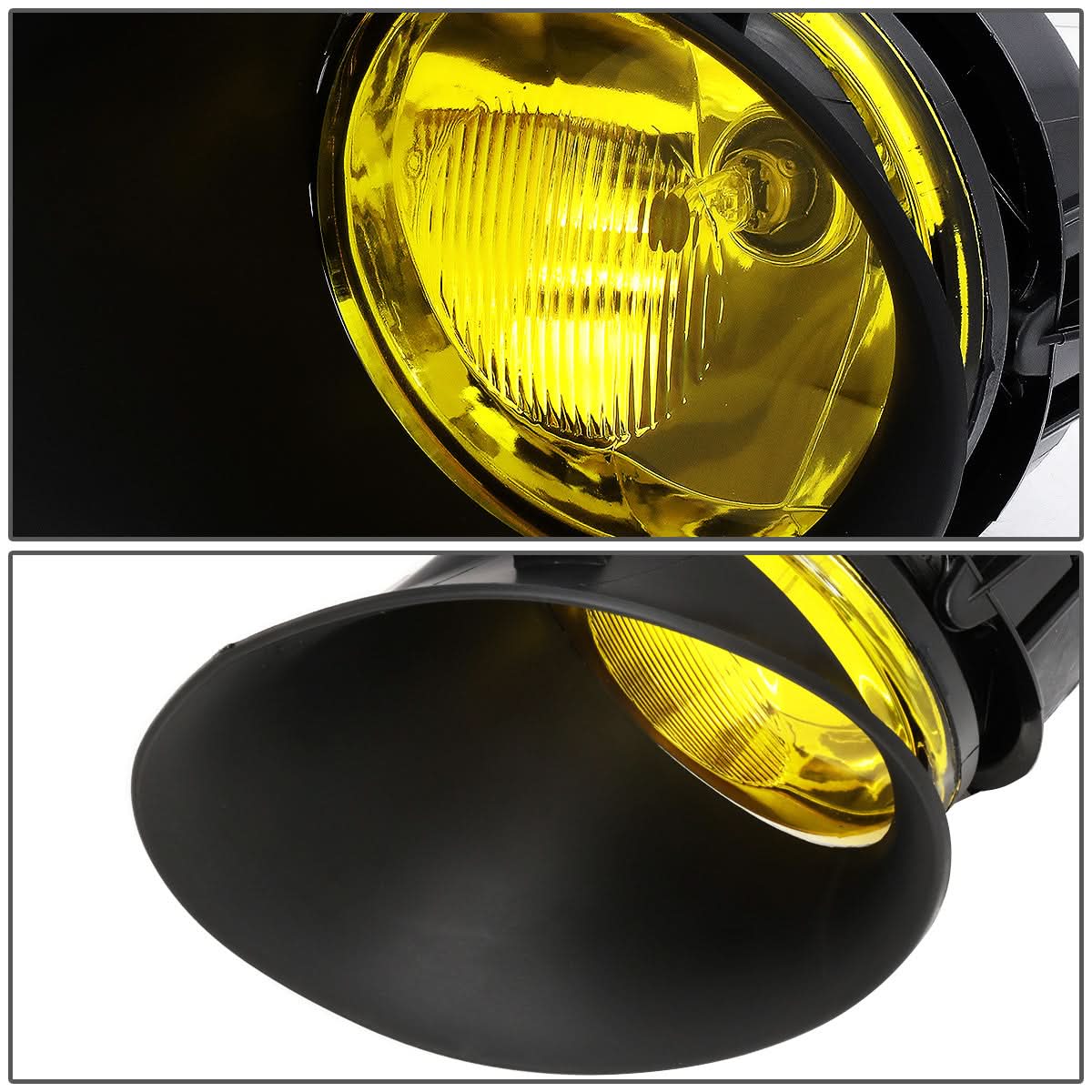 02-09 Dodge Ram Fog Lights with Switch & Bezel - Amber