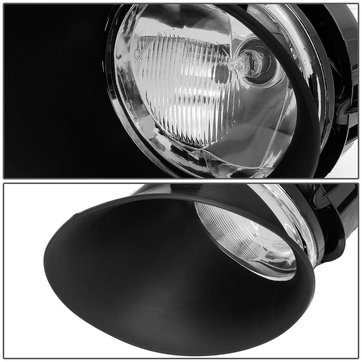02-09 Dodge Ram Fog Lights w/ Switch & Bezel - Chrome/Clear