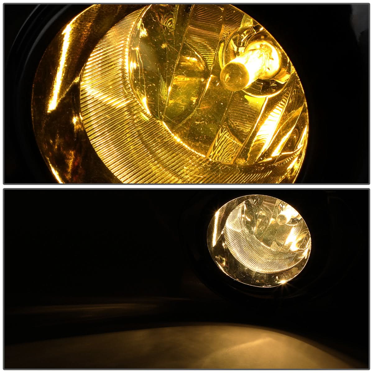2015-2018 Prius C Fog Lights with Switch & Bezel - Amber