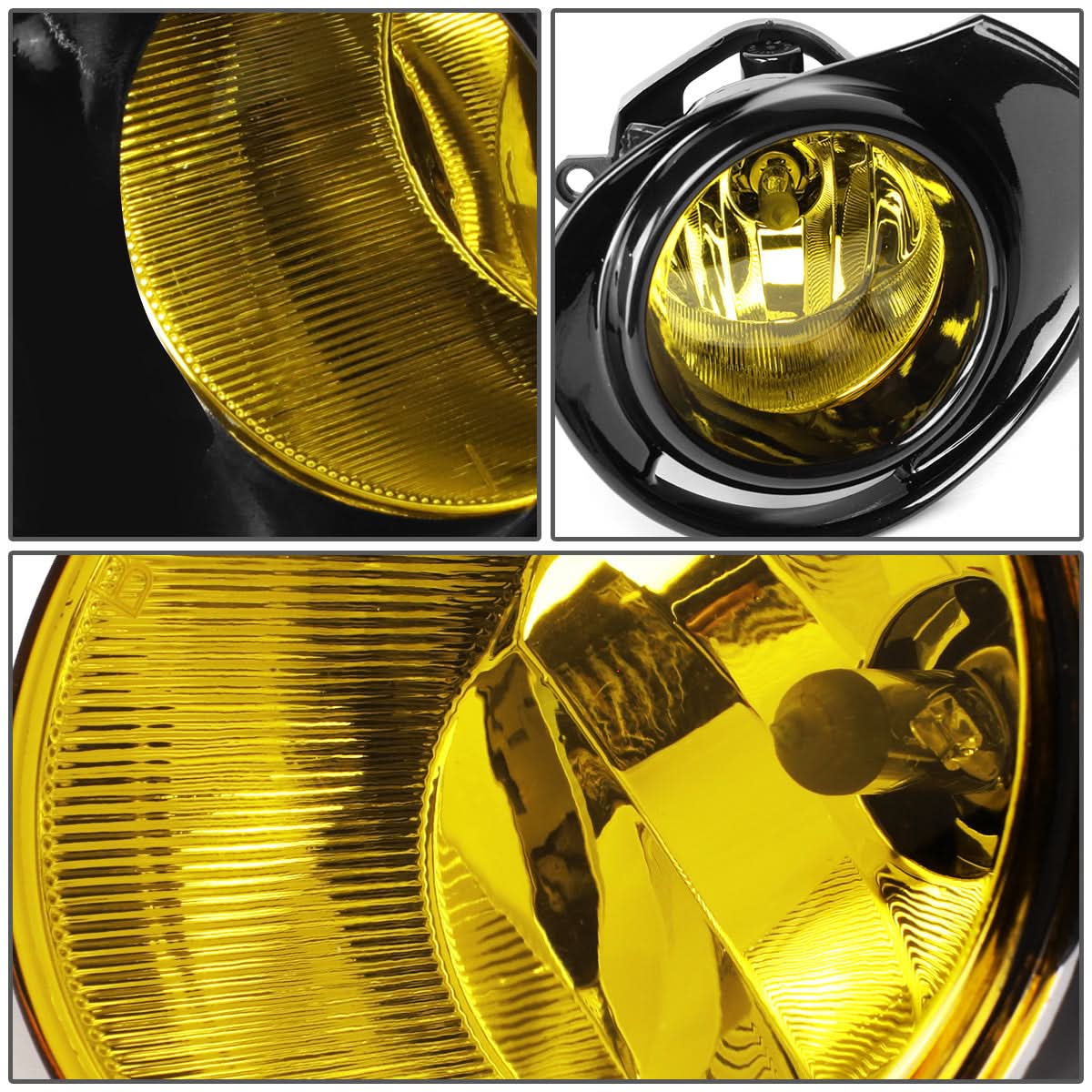 2015-2018 Prius C Fog Lights with Switch & Bezel - Amber