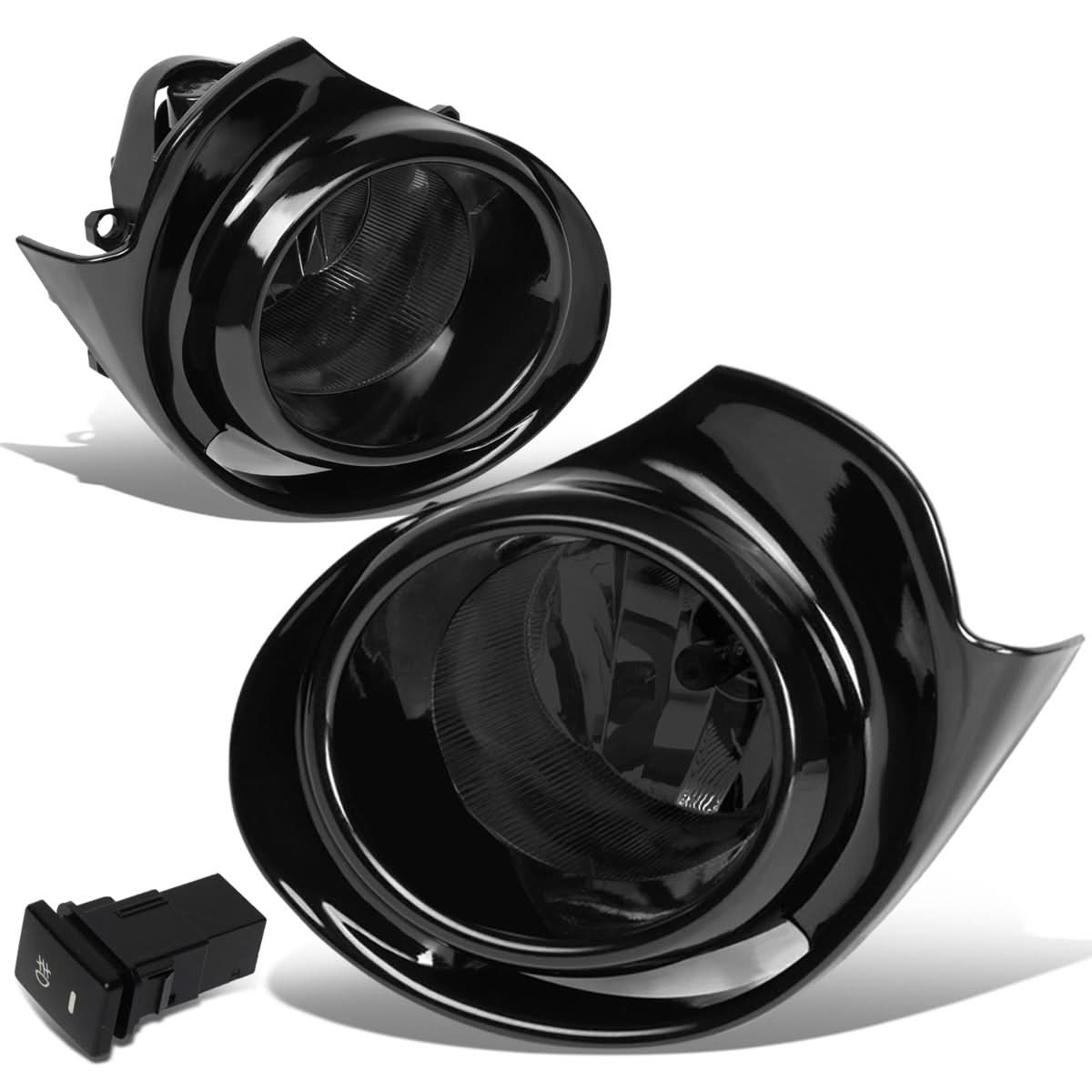 2015-2018 Prius C Fog Lights with Switch & Bezel - Smoke