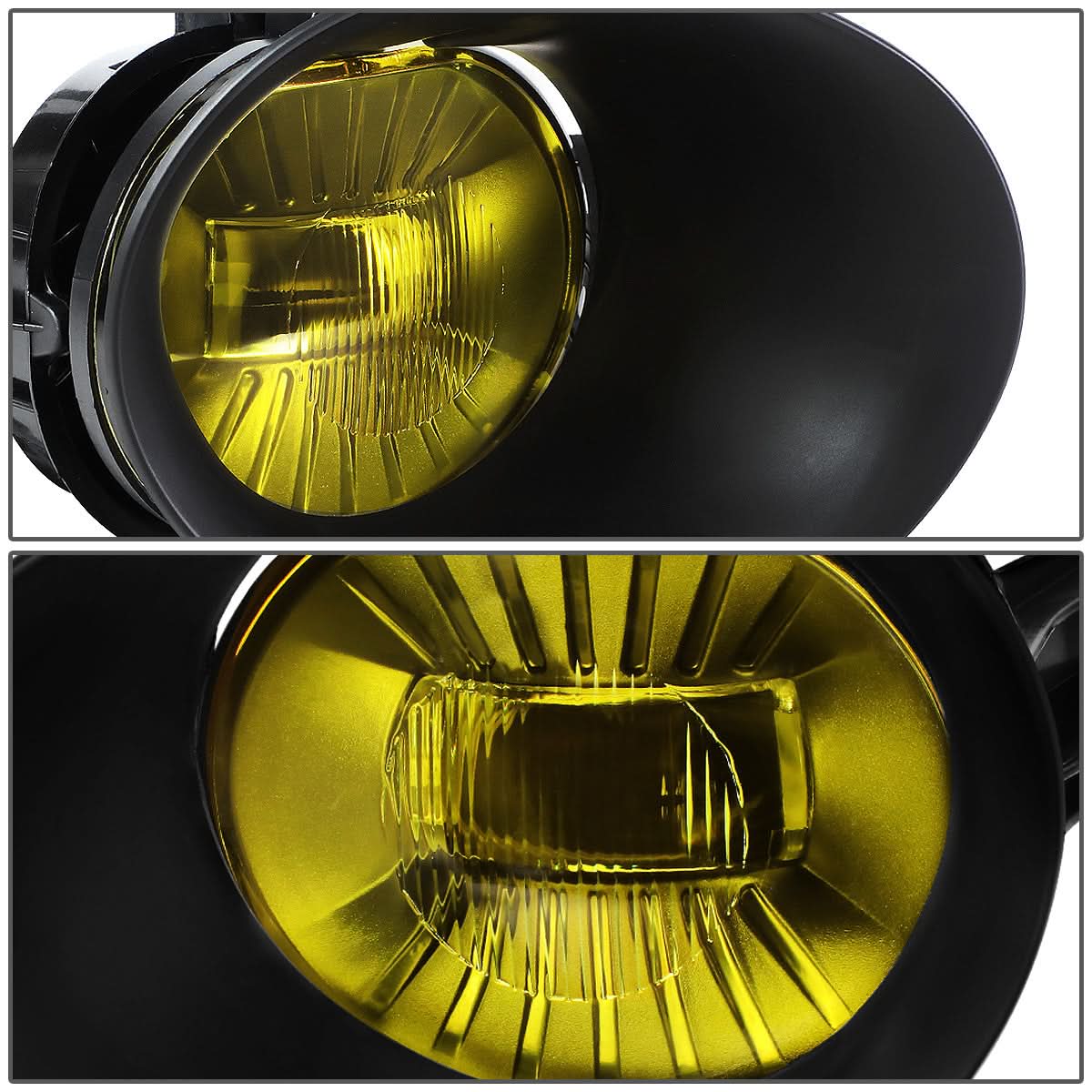 02-09 Dodge Ram Fog Lights with Switch & Bezel - Amber Steel Bumper