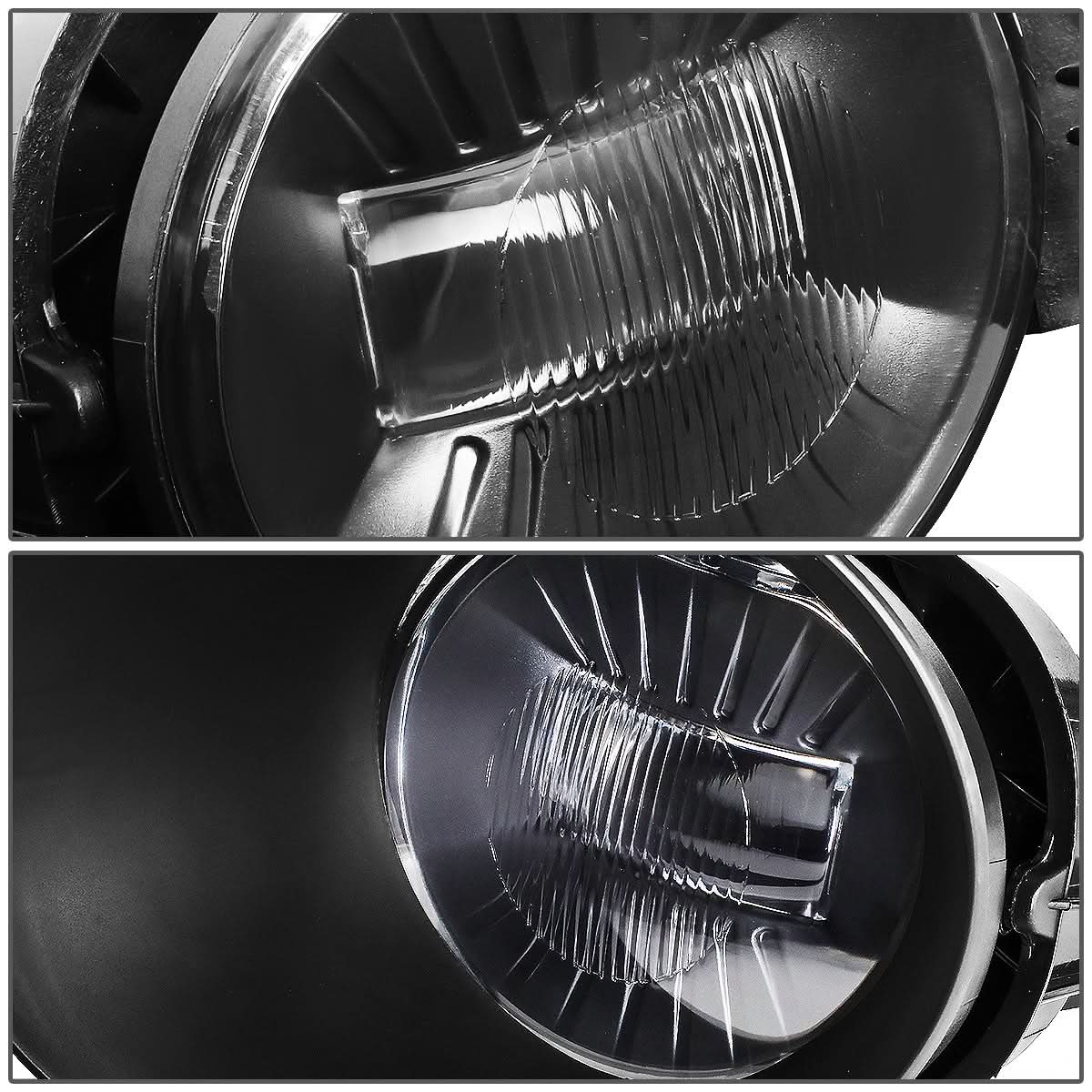 02-09 Dodge Ram Fog Lights Kit with Switch & Bezel Chrome/Clear