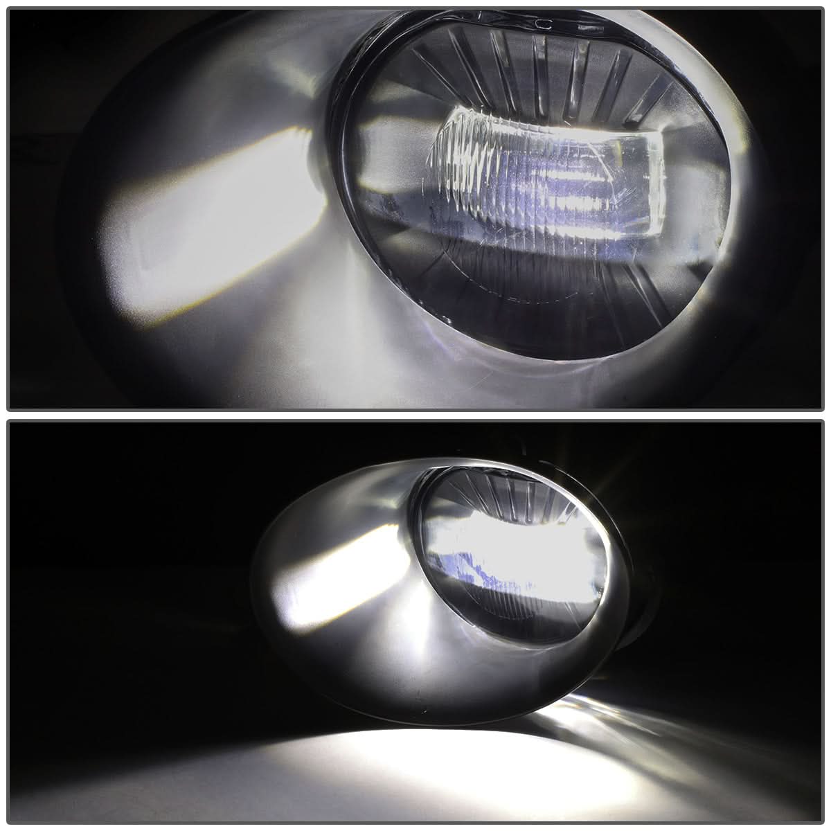 02-09 Dodge Ram Fog Lights w/ Switch & Bezel - Smoke