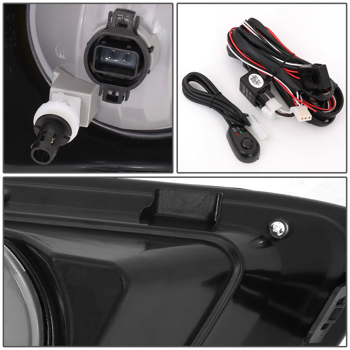2015-2019 Chevrolet Colorado Fog Lights with Switch Chrome Bezel