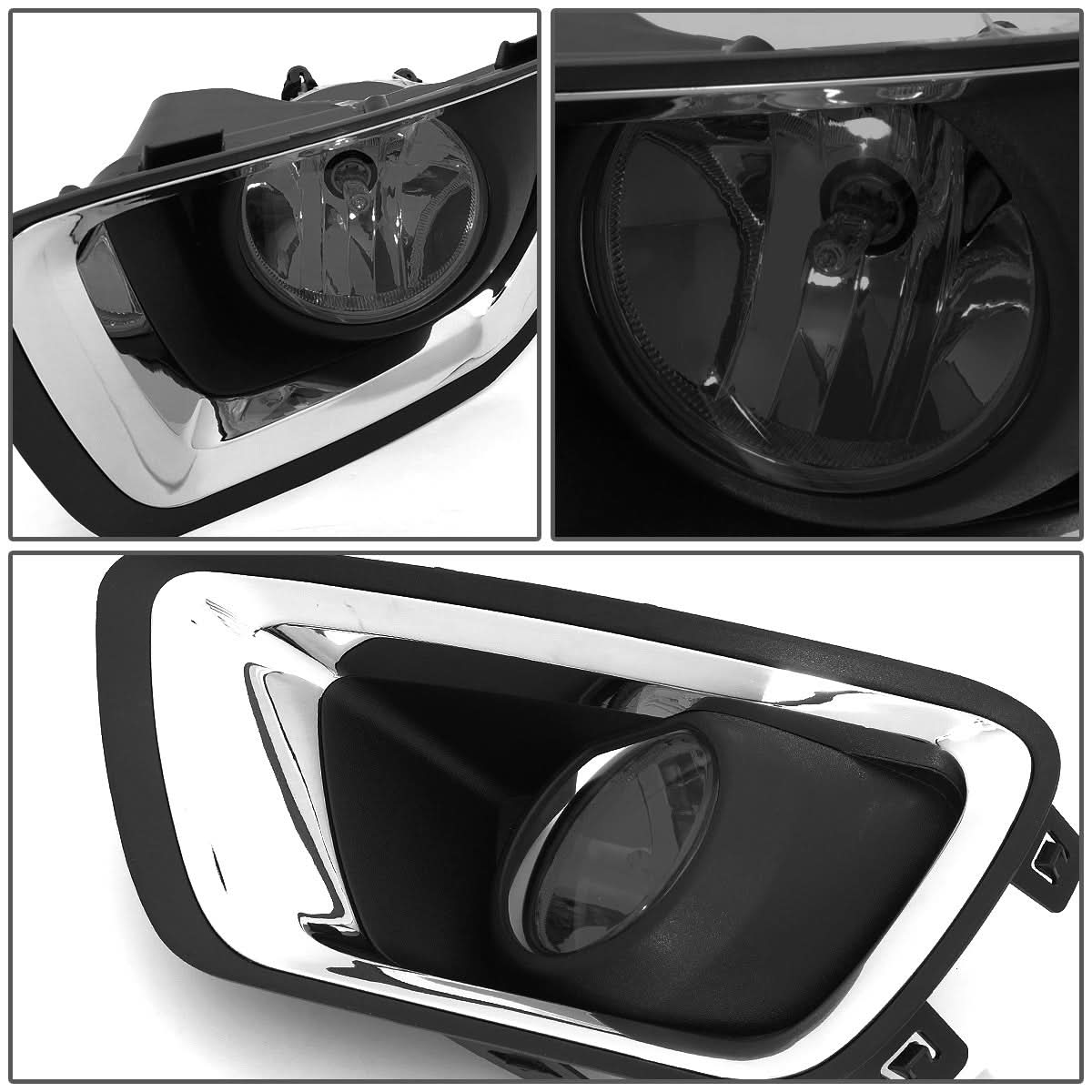 2015-2019 Chevrolet Colorado Fog Lights with Switch Chrome Bezel