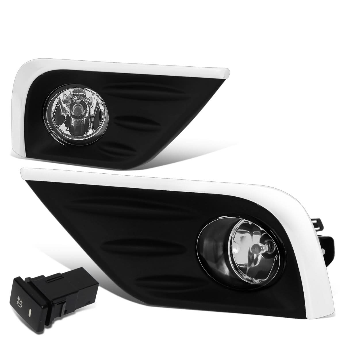 2016-2018 Nissan Altima Fog Lights with Switch & Chrome Bezel