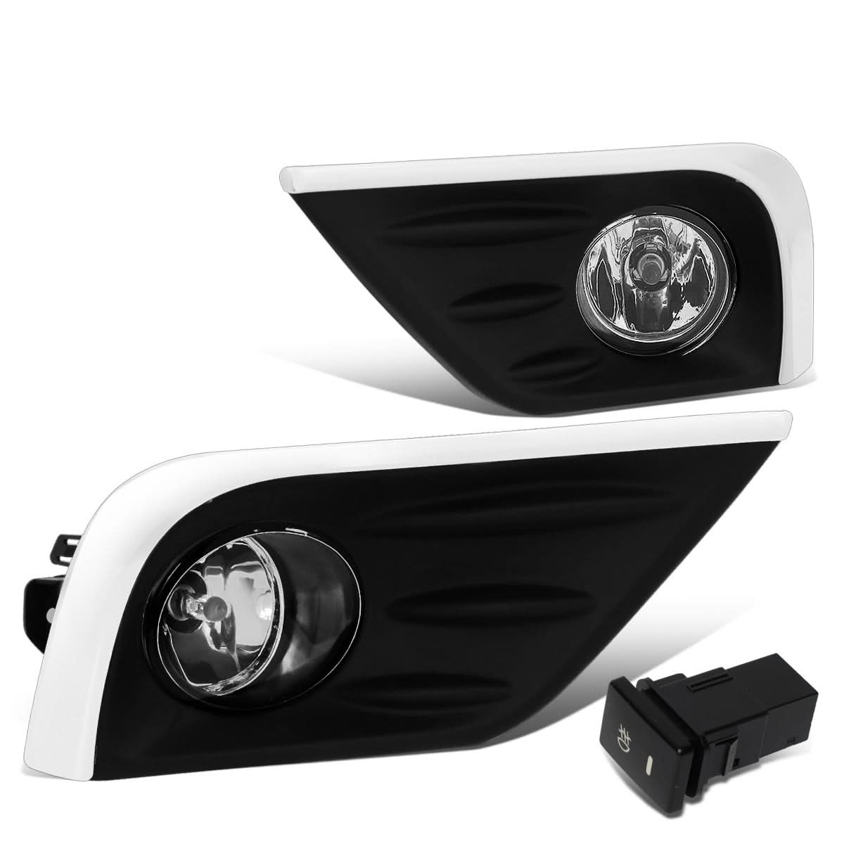2016-2018 Nissan Altima Fog Lights with Switch & Chrome Bezel