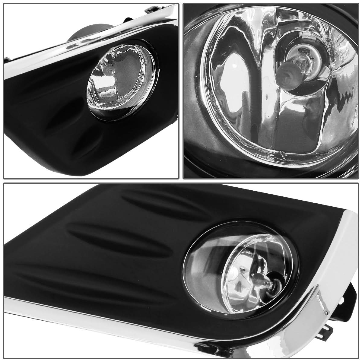 2016-2018 Nissan Altima Fog Lights with Switch & Chrome Bezel