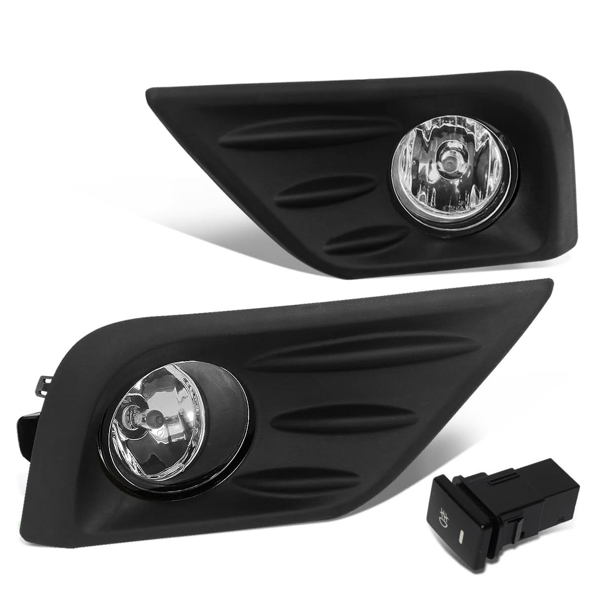 2016-2018 Nissan Altima Fog Lights with Switch & Black Bezel