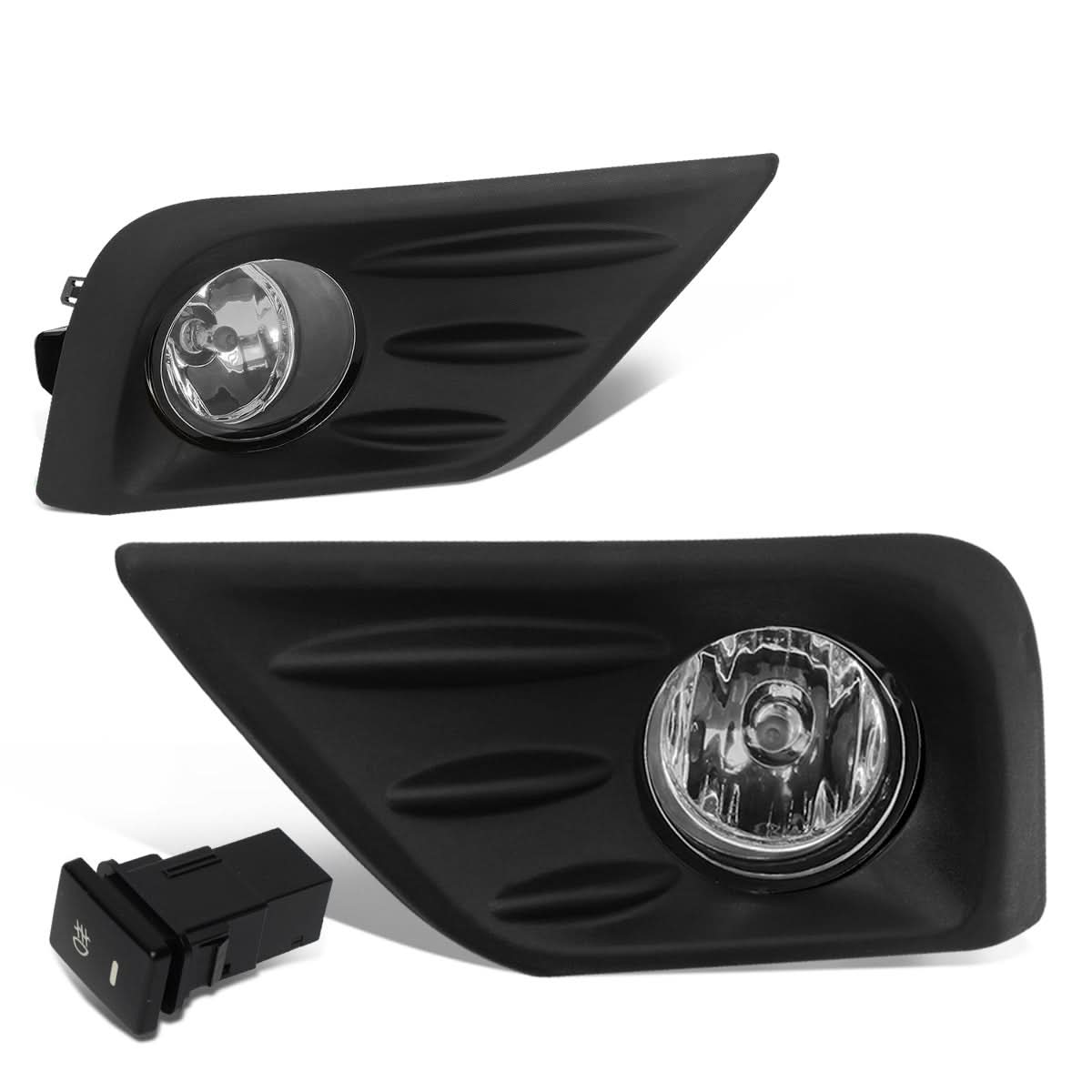 2016-2018 Nissan Altima Fog Lights with Switch & Black Bezel