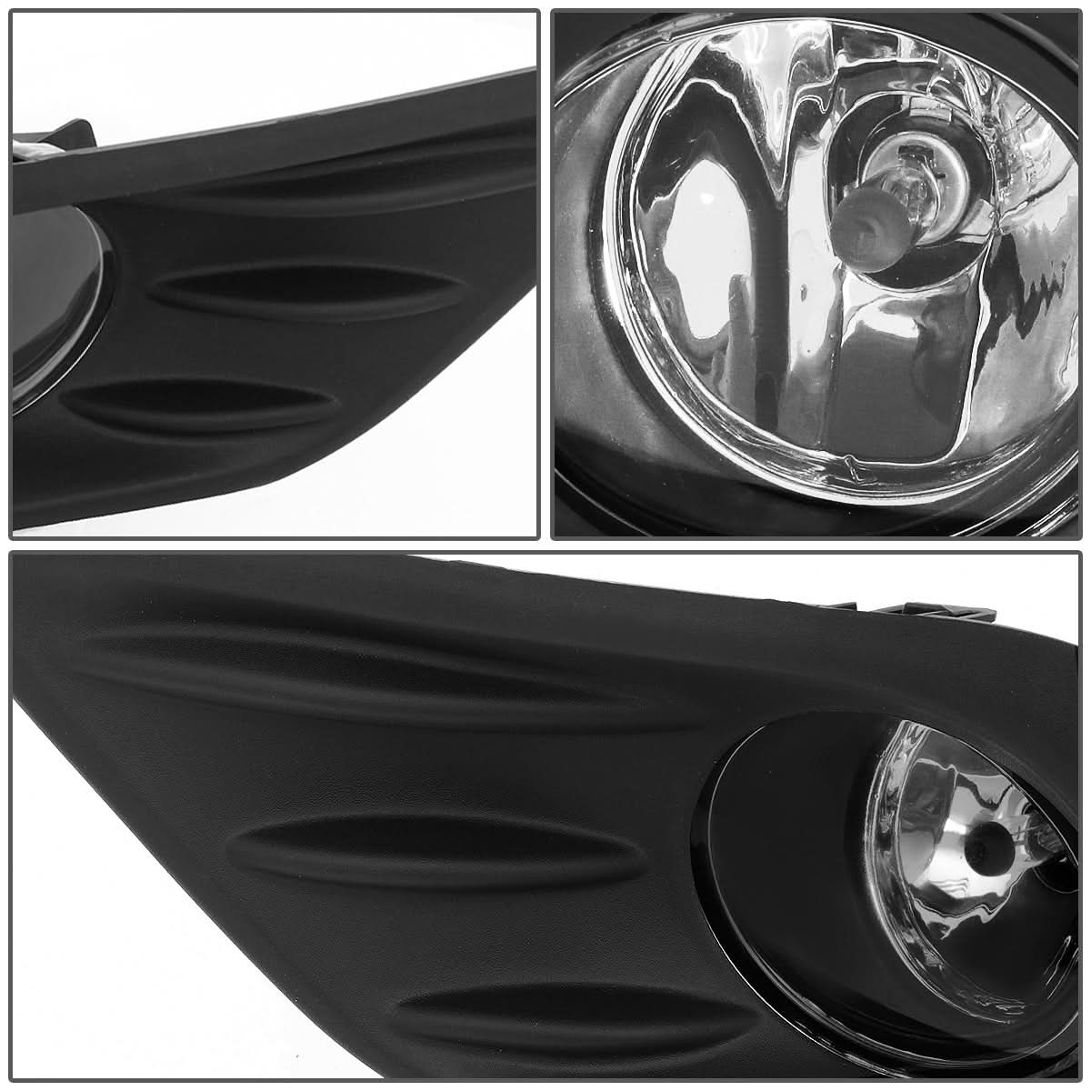 2016-2018 Nissan Altima Fog Lights with Switch & Black Bezel