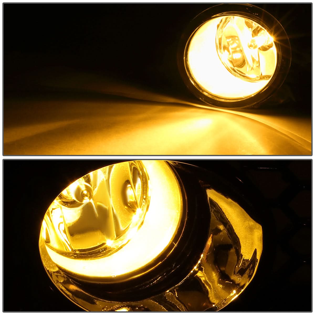 2016-2018 Toyota iM Fog Lights with Switch & Bezel - Amber