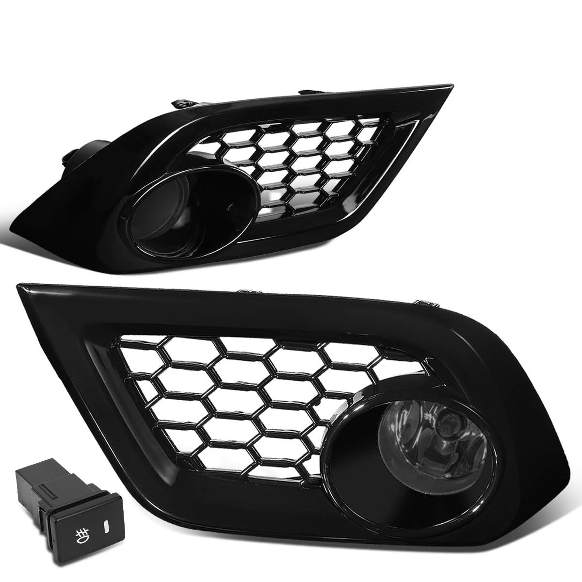 2016-2018 Toyota iM Smoke Fog Lights with Switch & Bezel