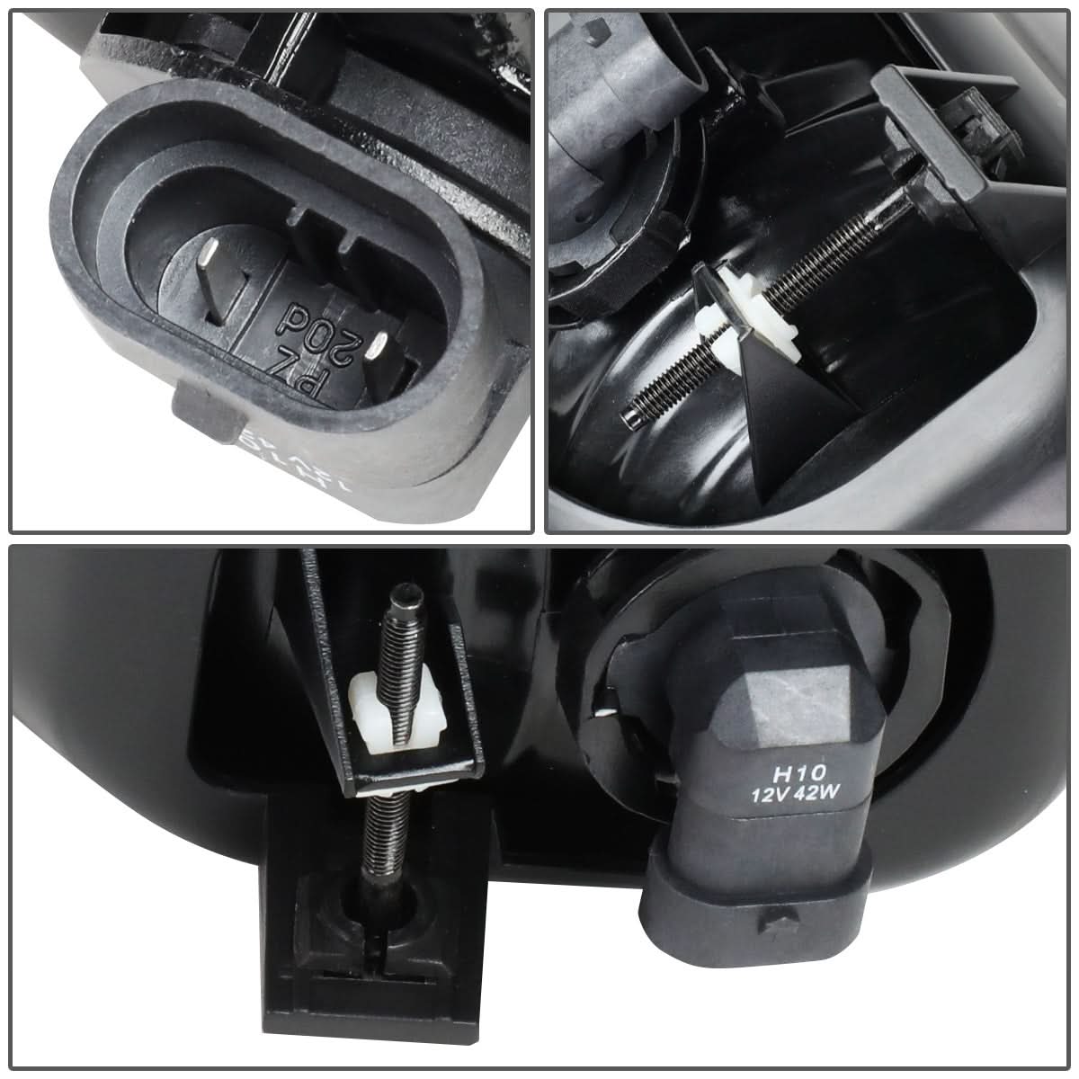2004-2007 Chevrolet Silverado 1500 2500 3500 Clear Fog Lights