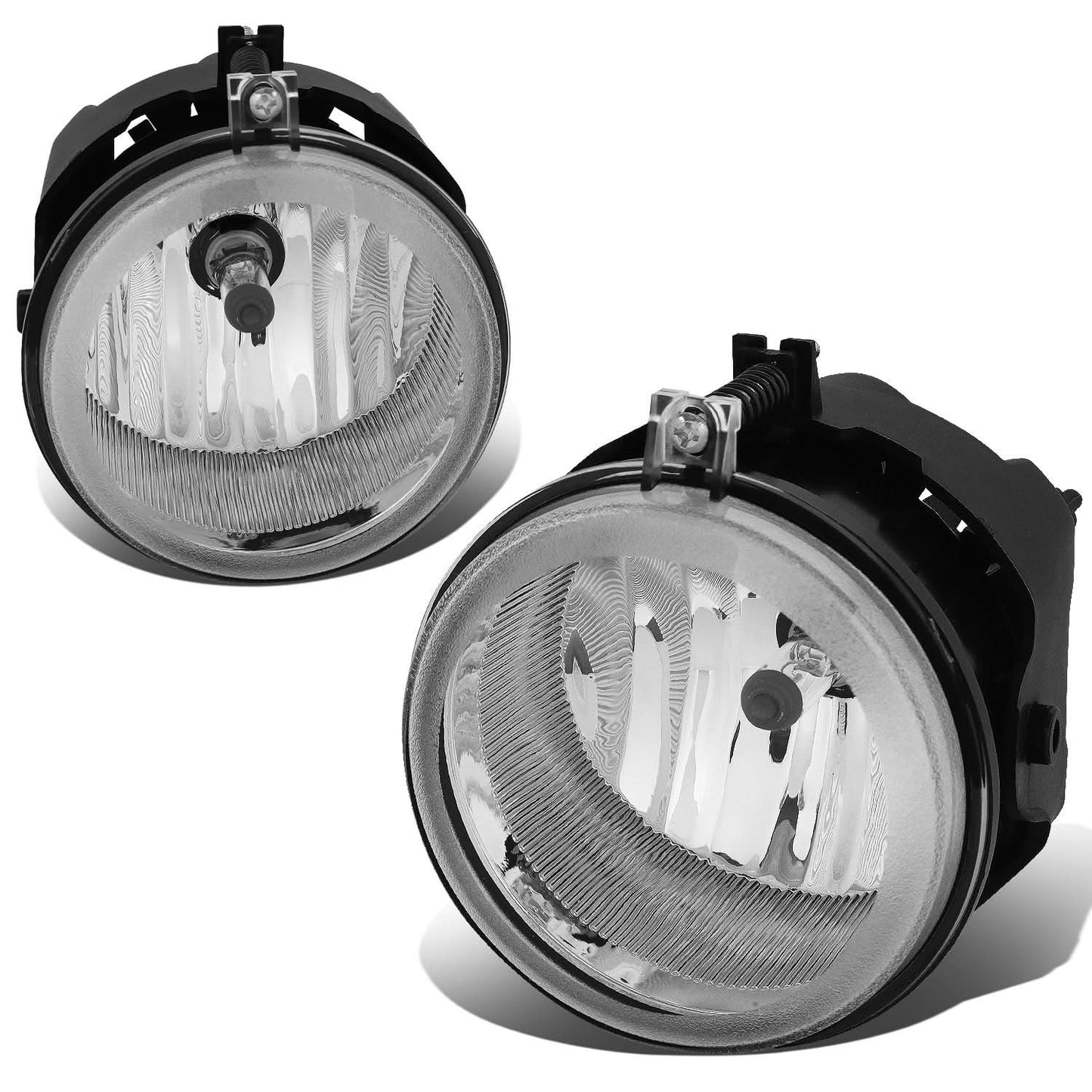 05-10 Dodge Multi-Model Chrome Clear Fog Lights