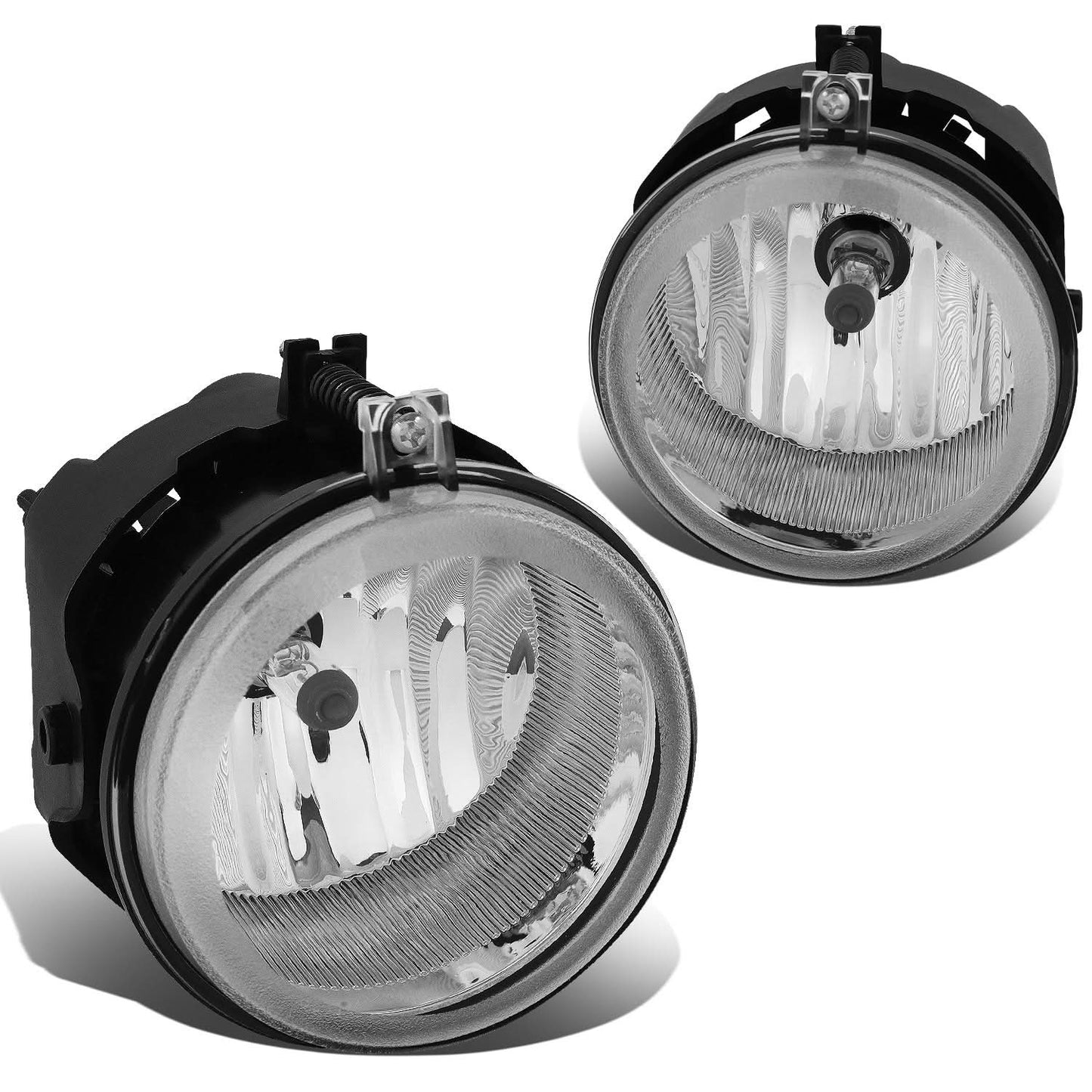 05-10 Dodge Multi-Model Chrome Clear Fog Lights