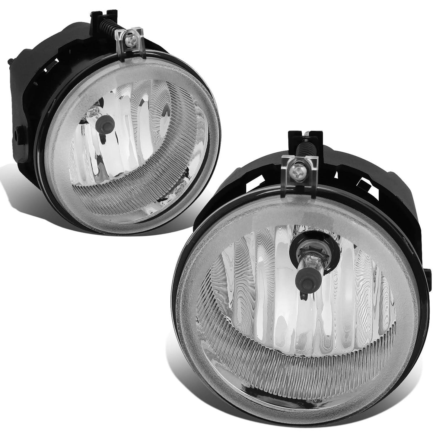 05-10 Dodge Multi-Model Chrome Clear Fog Lights