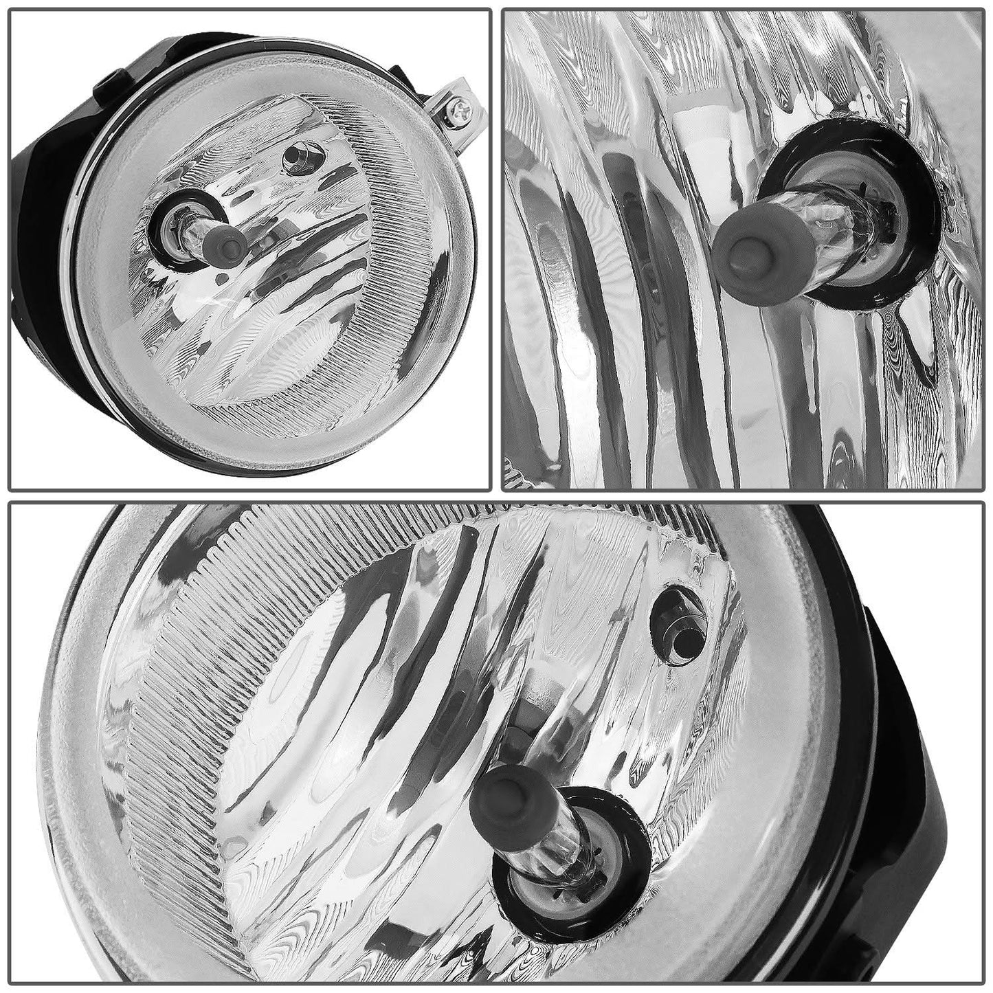 05-10 Dodge Multi-Model Chrome Clear Fog Lights