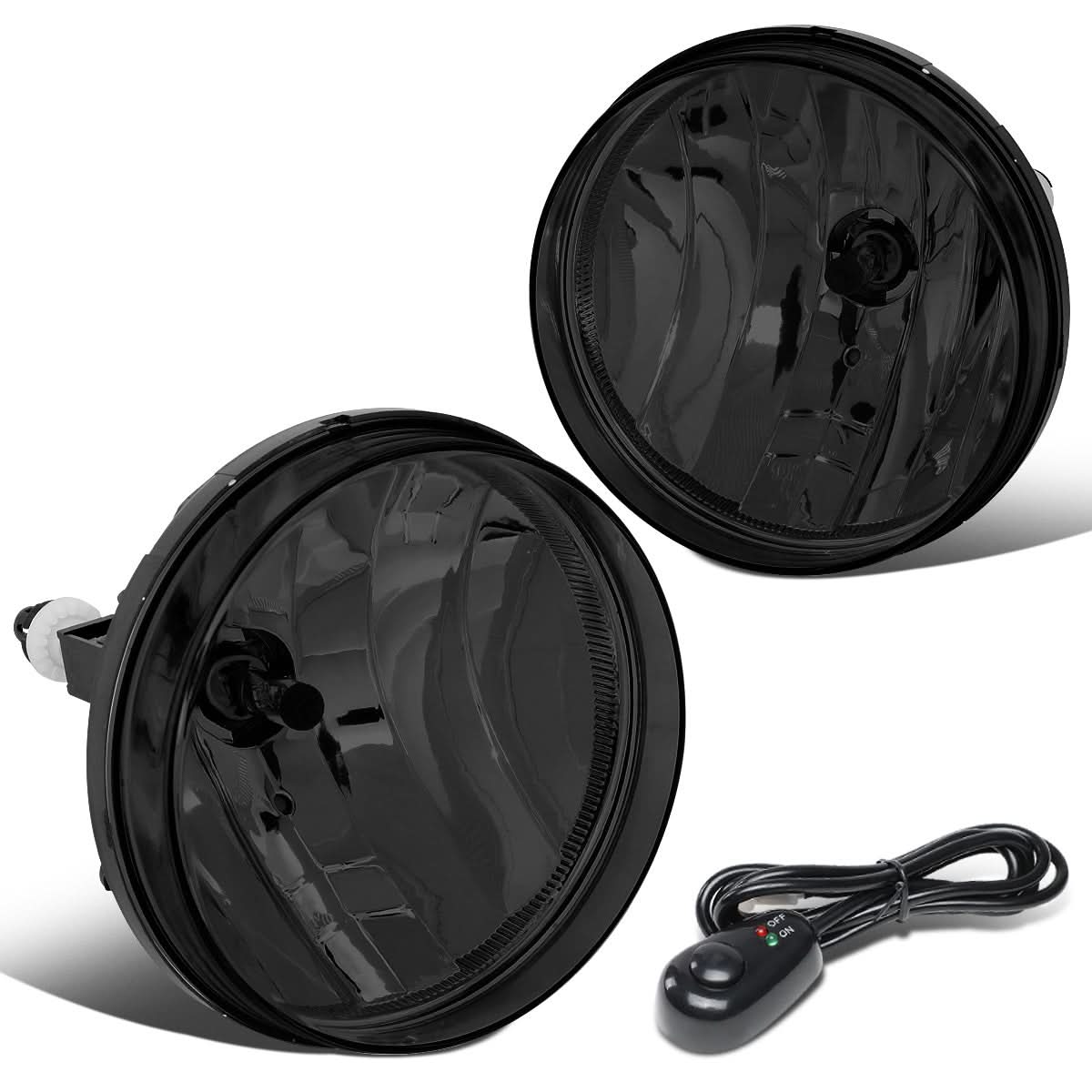 07-14 GMC Sierra Fog Lights with Switch - Smoke