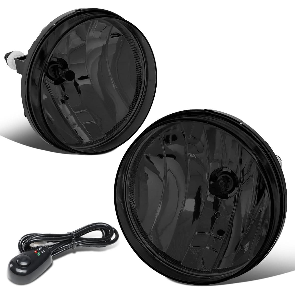 07-14 GMC Sierra Fog Lights with Switch - Smoke