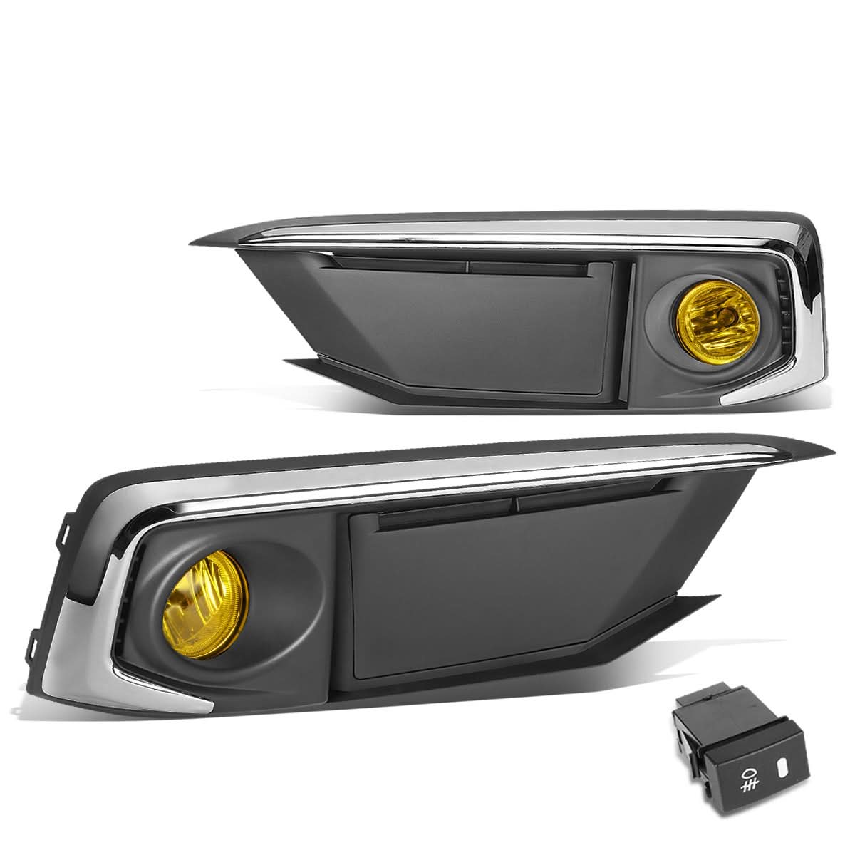 2019-2020 Honda Civic Fog Lights with Switch & Chrome Bezel