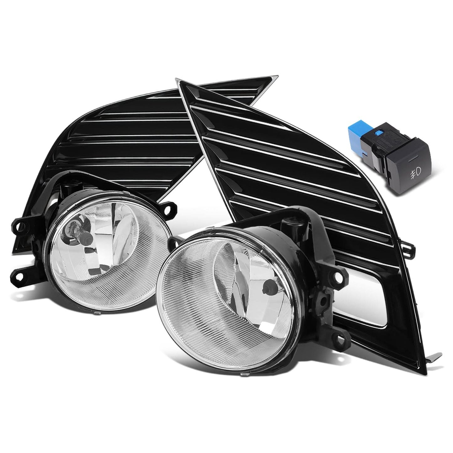 18-20 Toyota Camry SE XSE Fog Lights with Switch Black Bezel