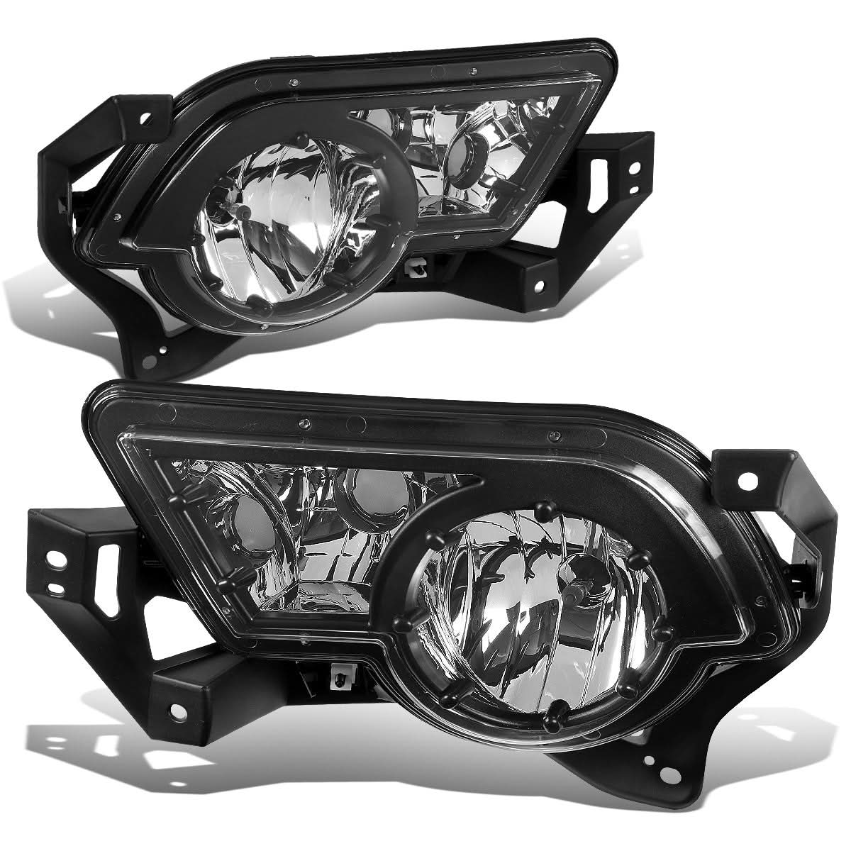 02-06 Chevrolet Avalanche Chrome Clear Fog Lights Body Cladding