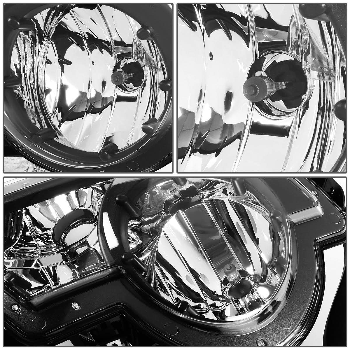 02-06 Chevrolet Avalanche Chrome Clear Fog Lights Body Cladding