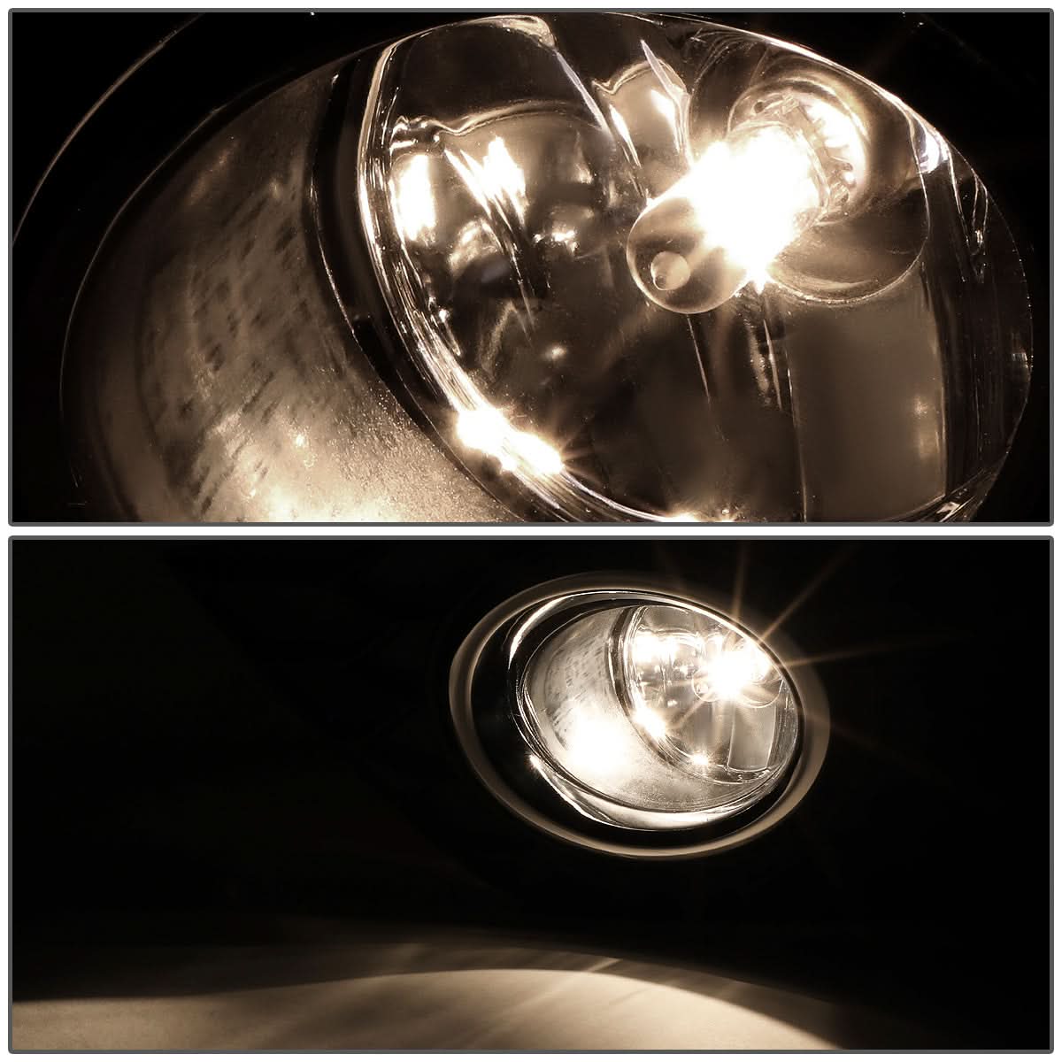 2016-2019 Nissan Sentra Fog Lights with Switch & Black Bezel