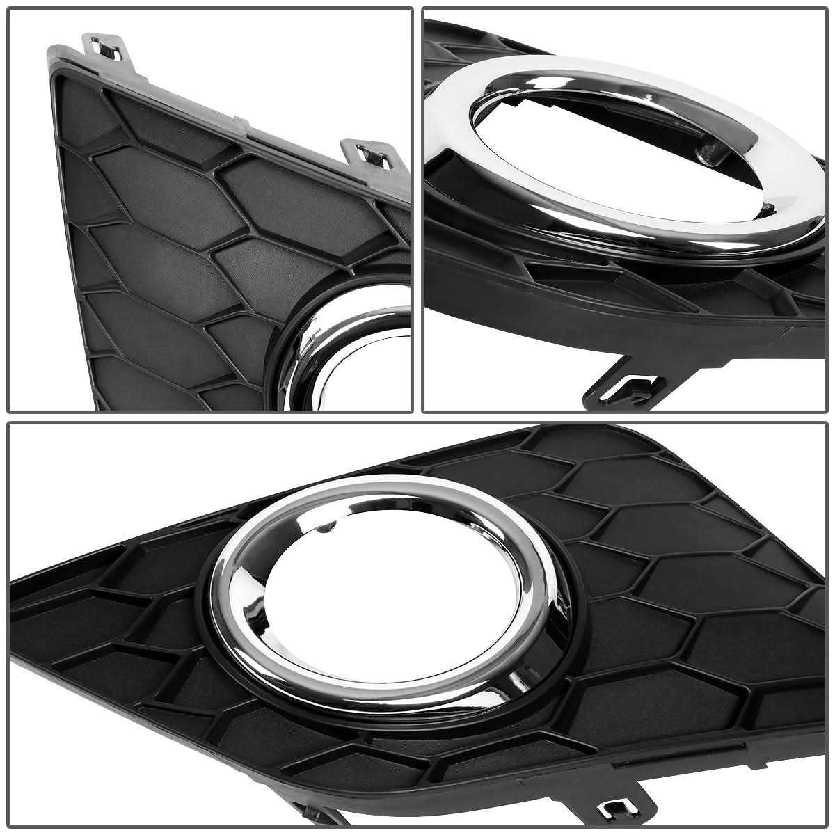 2016-2019 Nissan Sentra Fog Lights with Switch & Black Bezel