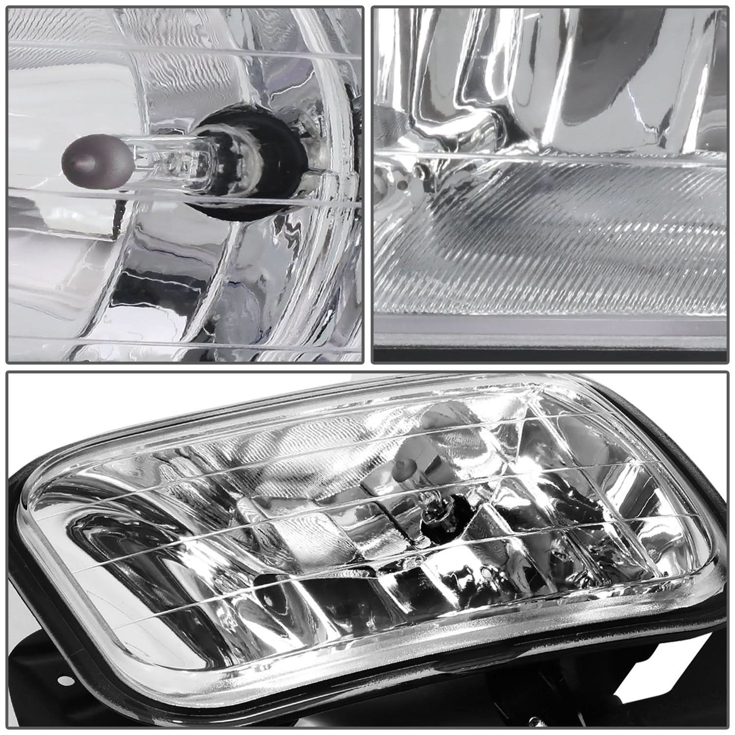 09-12 Dodge Ram 1500 / 11-18 Ram 2500 3500 Fog Lights Chrome Clear