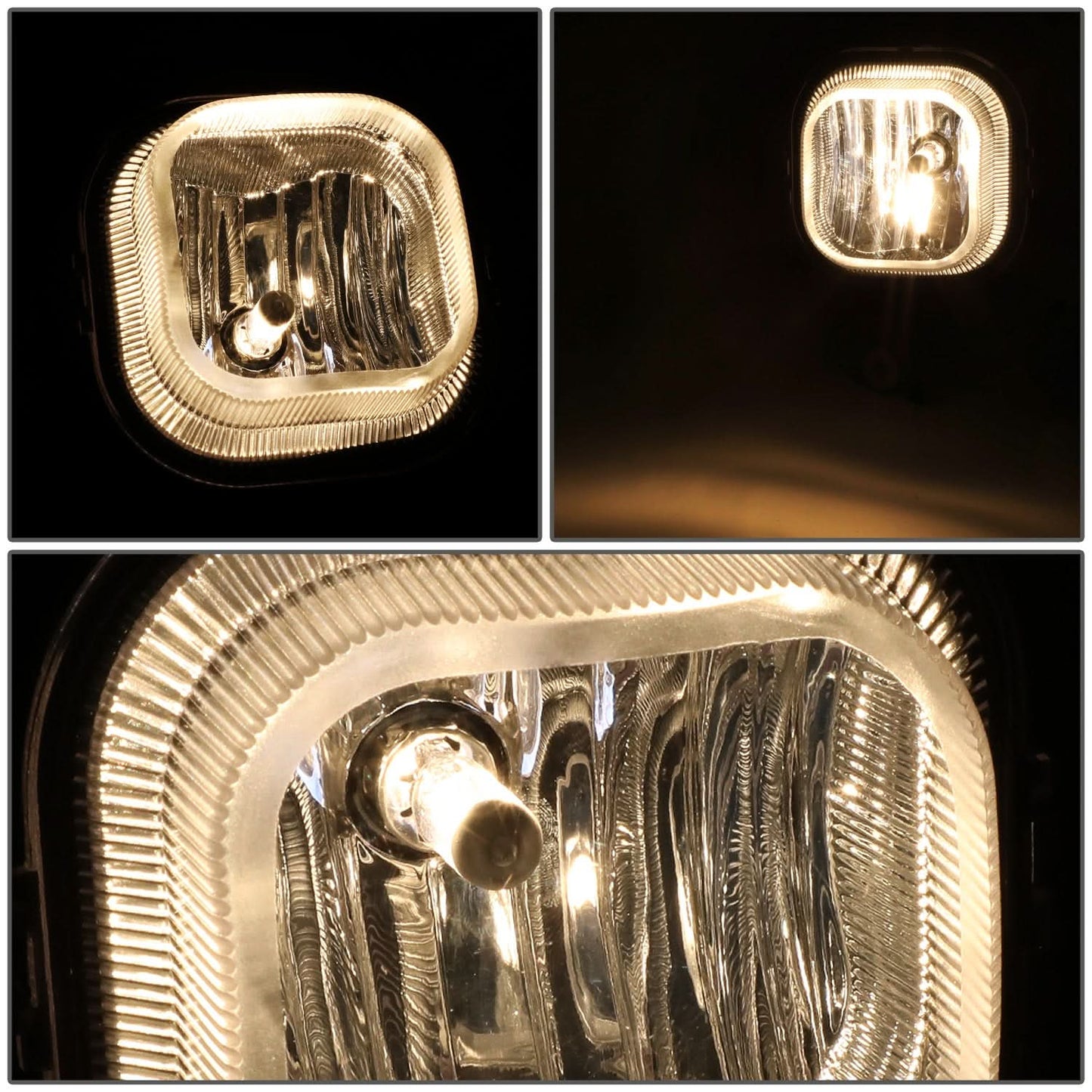 2008-2010 Ford F-250 F-350 F-450 F-550 Super Duty Fog Lights Chrome