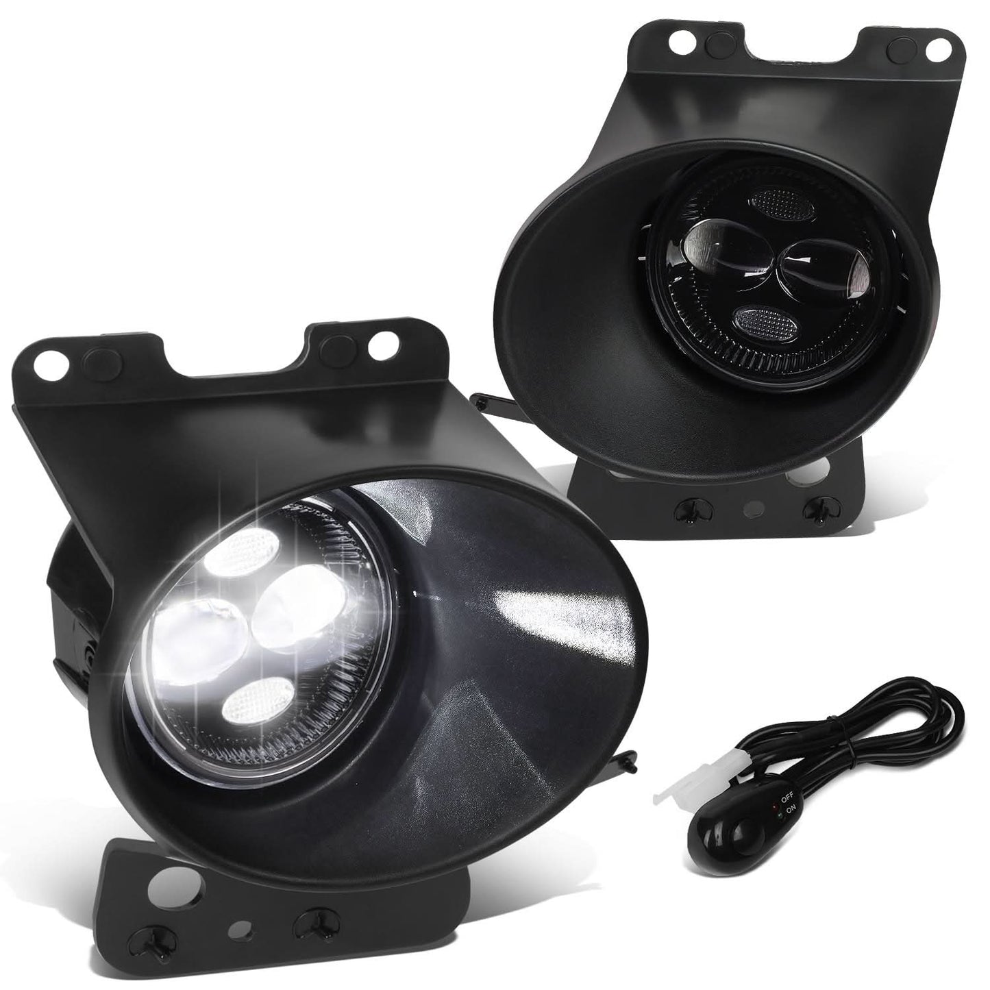 2005-2008 Ford F-150 / Lincoln Mark LT Chrome Clear Fog Lights
