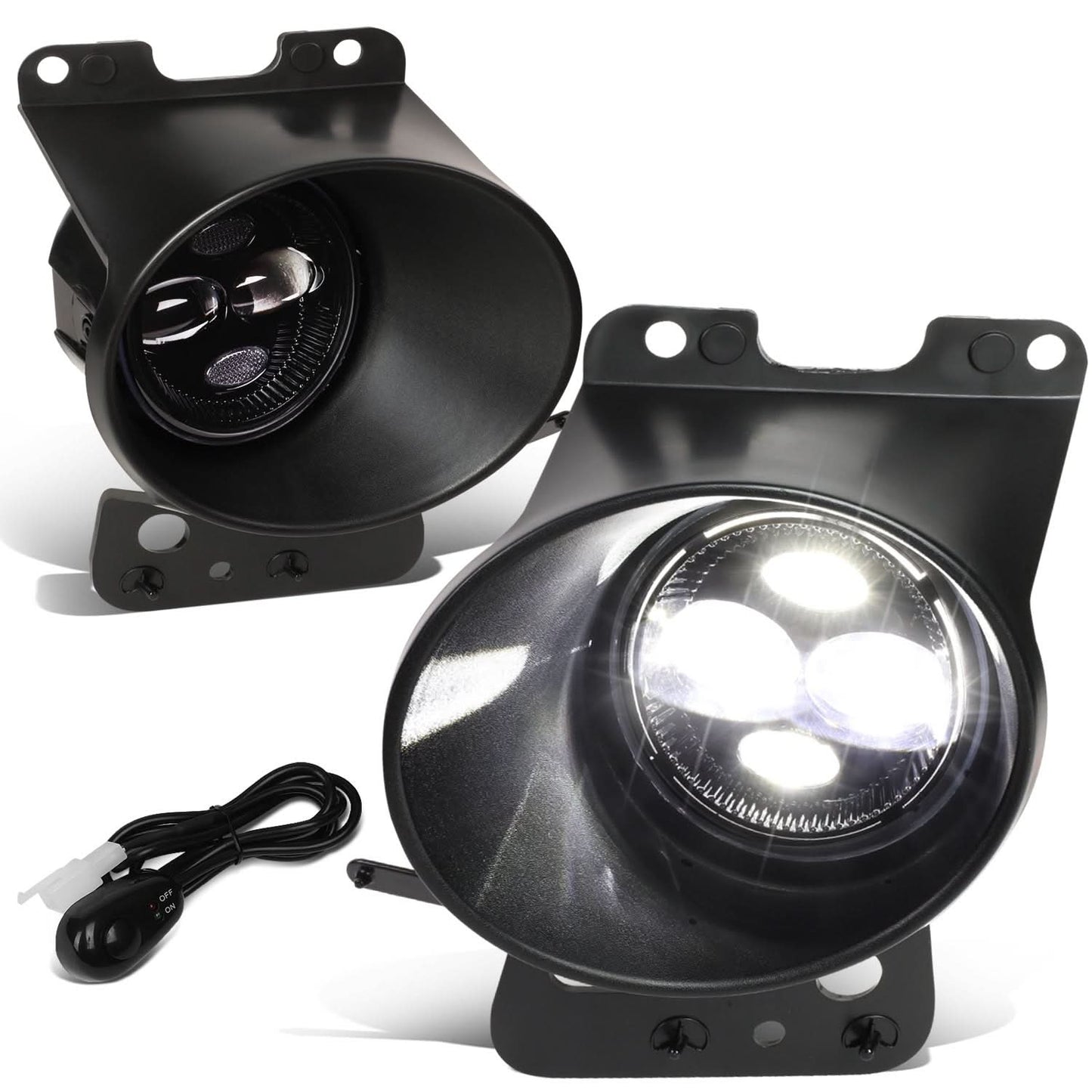 2005-2008 Ford F-150 / Lincoln Mark LT Chrome Clear Fog Lights