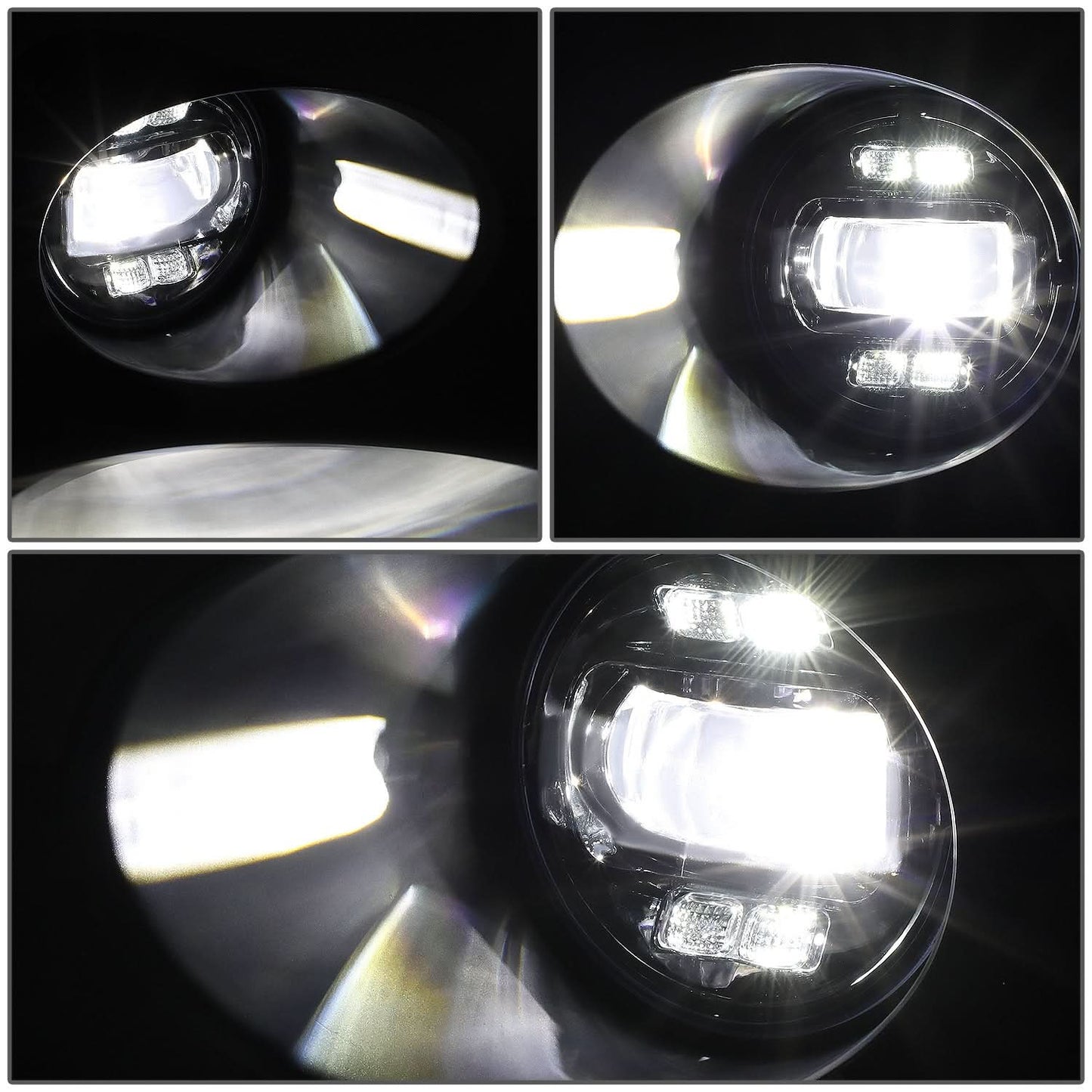 2007-2014 Toyota Tundra LED Fog Lights - Clear (Steel Bumper)