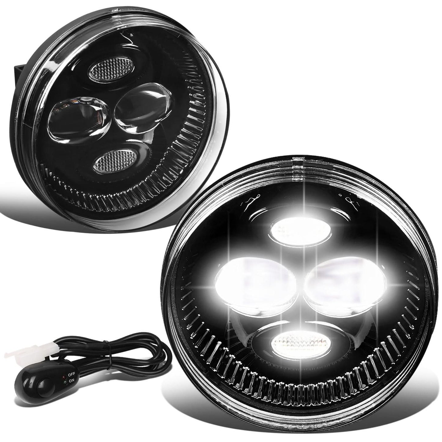 07-14 GMC Sierra 2500HD 3500HD / 07-13 Sierra 1500 LED Fog Lights Clear