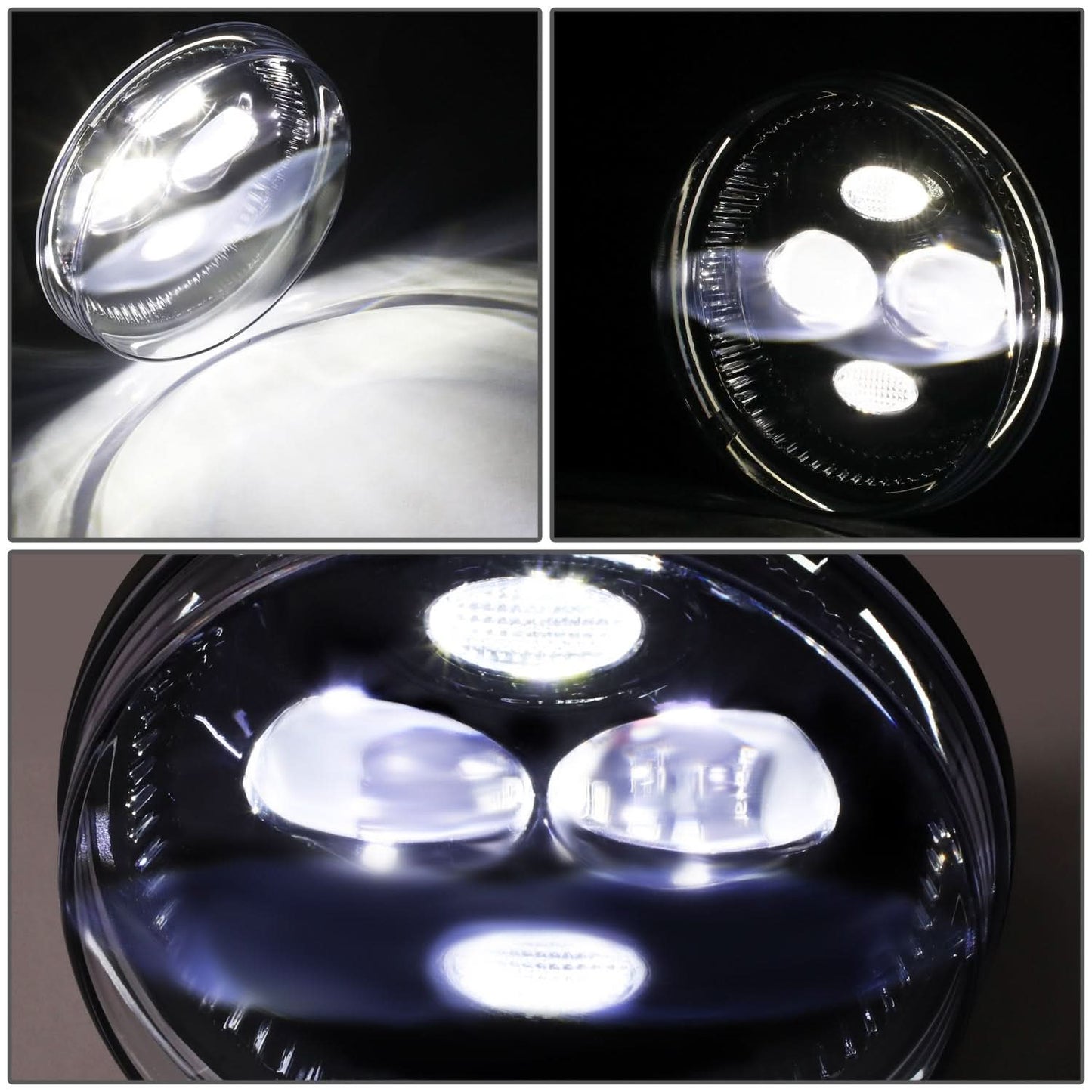 07-14 GMC Sierra 2500HD 3500HD / 07-13 Sierra 1500 LED Fog Lights Clear